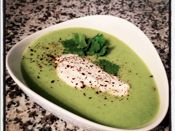 creamy zucchini soup raw vegan recipe
