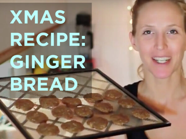 Recipe for raw vegan gingerbread
