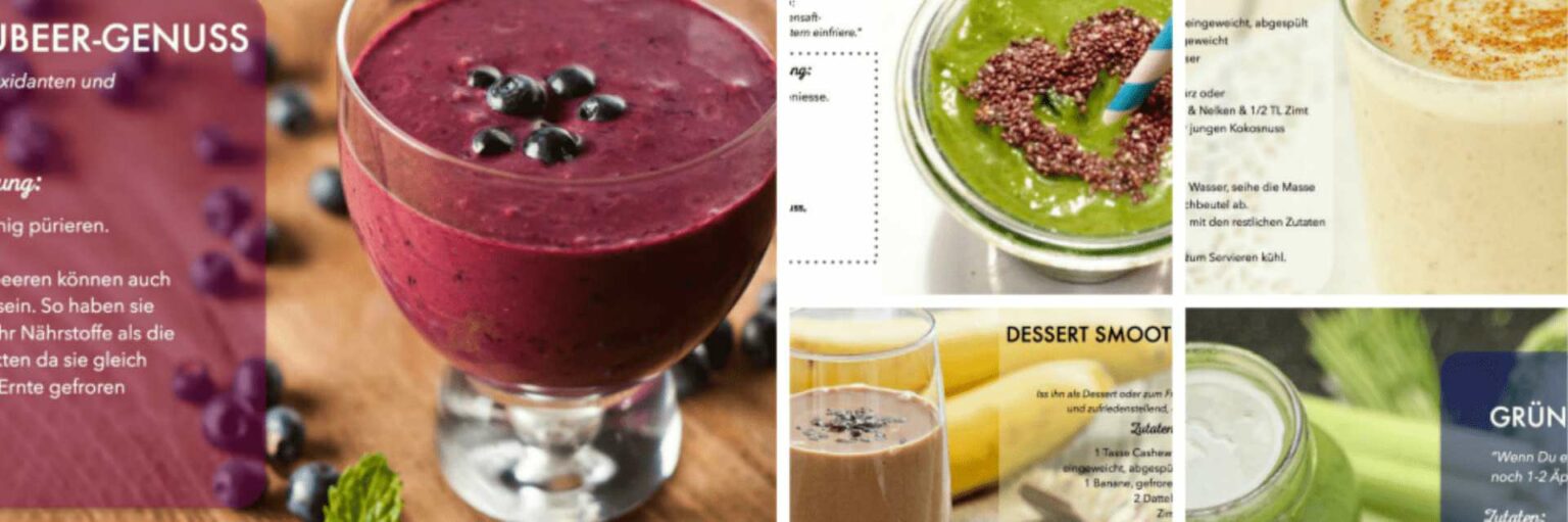 Freebie My Top 5 Smoothie Recipes Book ROHTOPIA Ganzheitliches Wohlfühlen