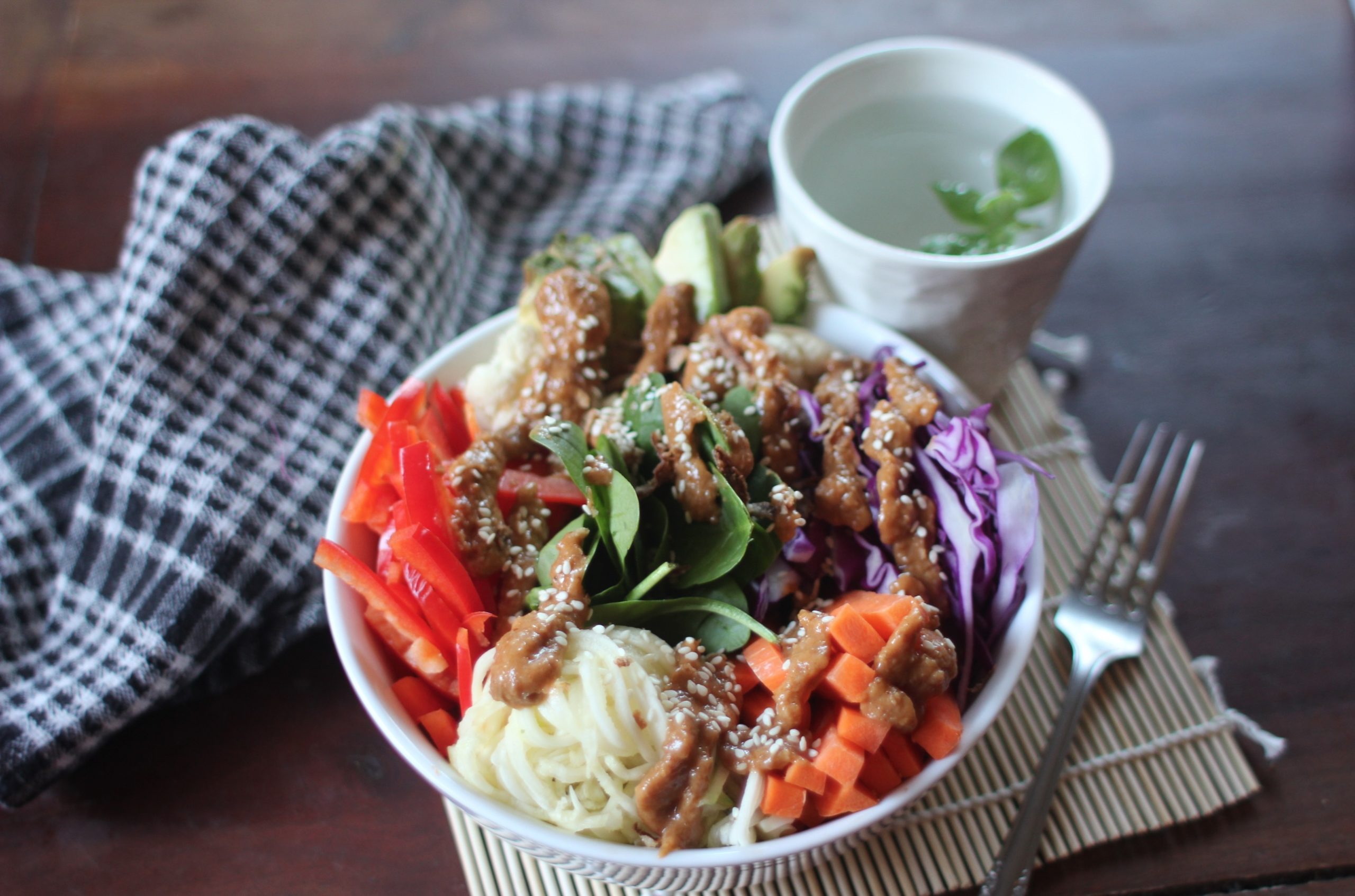 Buddha Bowl with Satay Sauce