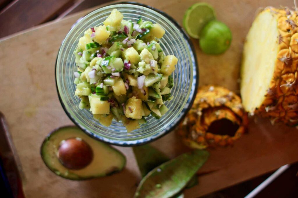 Rezept Ananas - Avocado Salsa