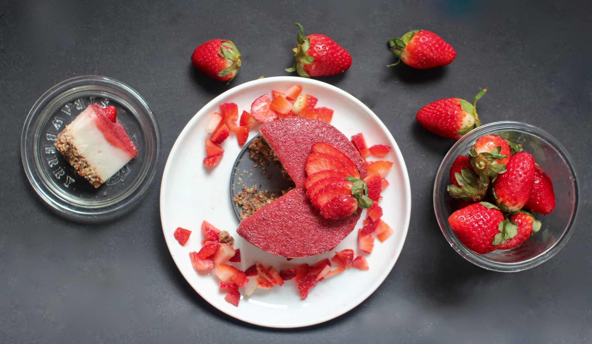 Rezept vegane Rohkost Joghurttorte