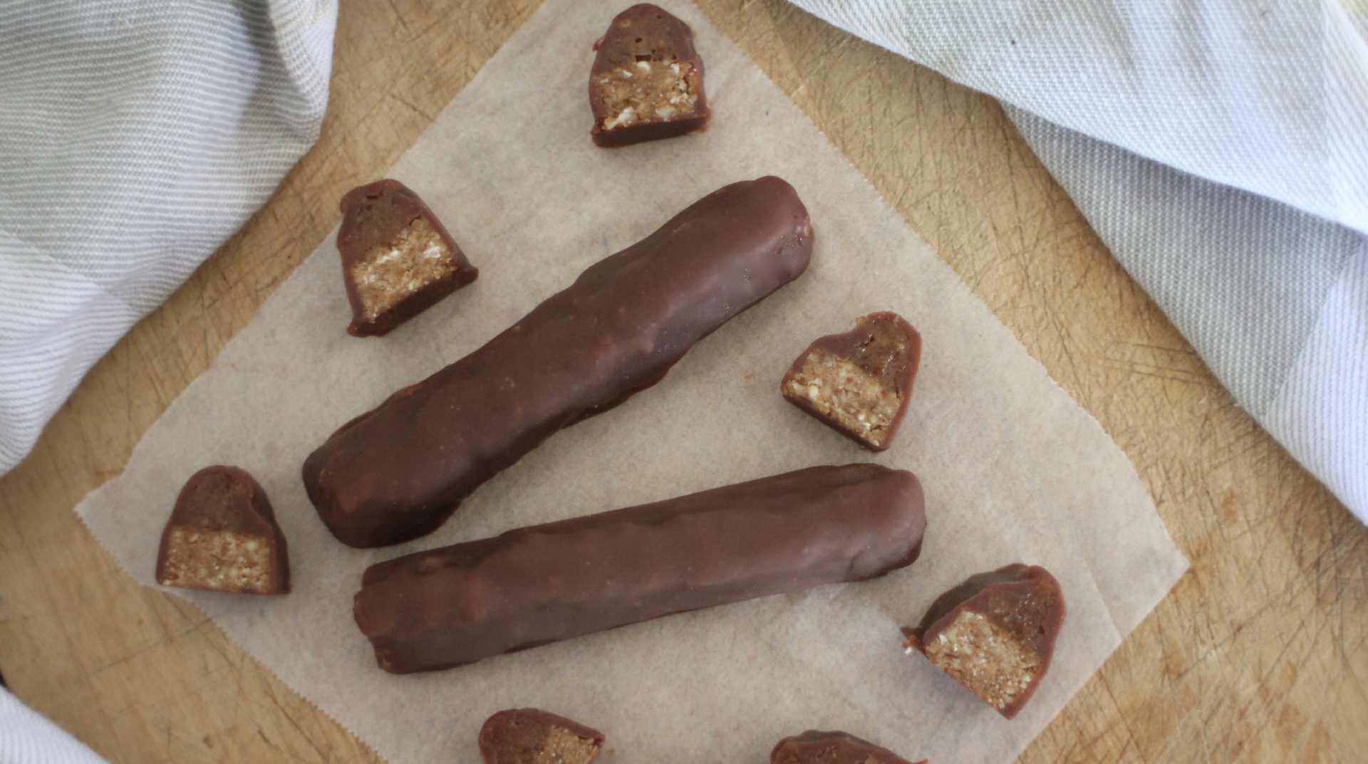 Recipe Raw vegan Twix Bars